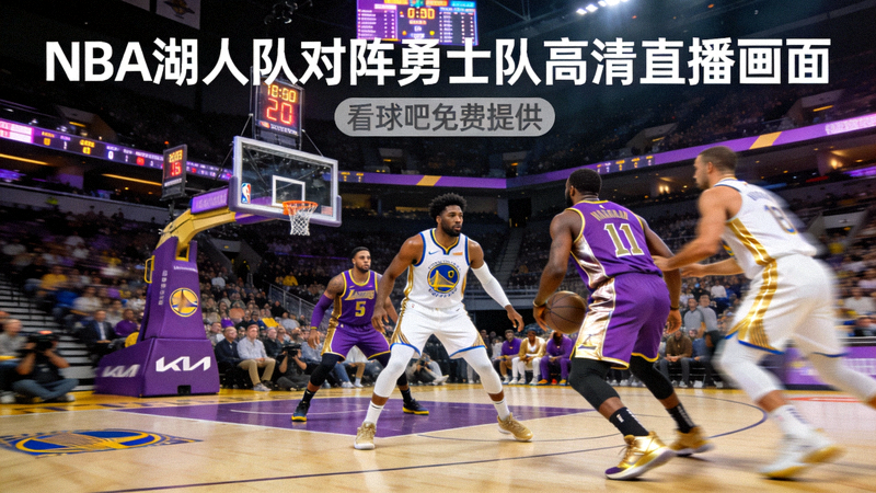 NBA湖人队对阵勇士队高清直播画面 - 看球吧免费提供