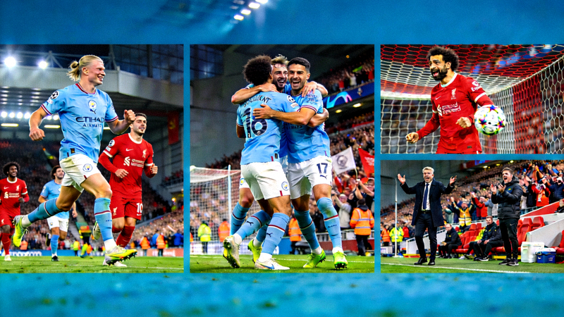 英超曼城对阵利物浦比赛进球集锦高清视频